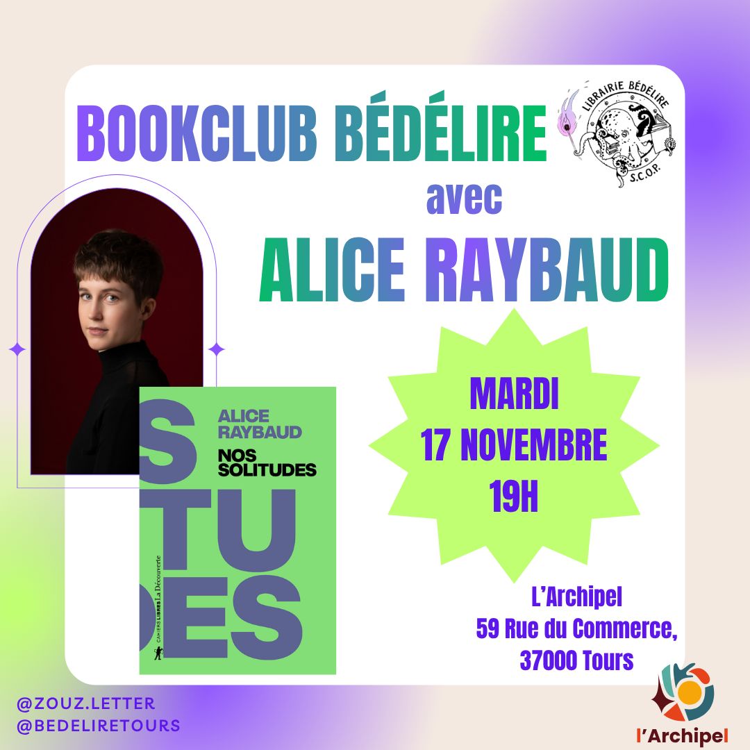 Bookclub avec Alice Raybaud